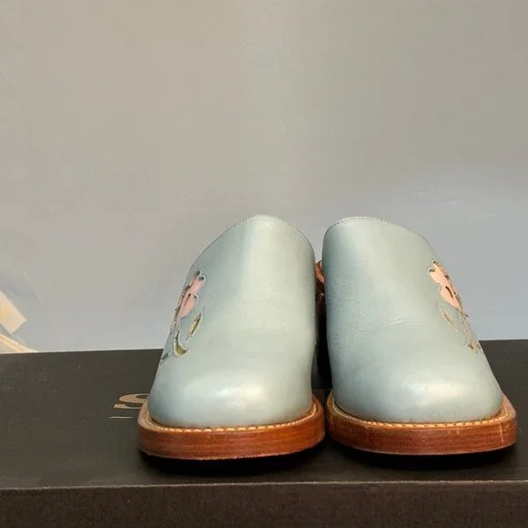 Sendra Vintage Toledo Clog in Sky Blue - Picture 2 of 4